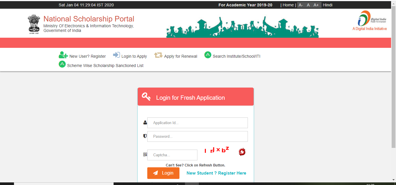 nsp login