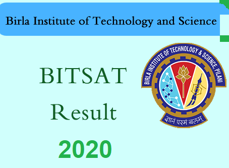 BITSAT result 2020